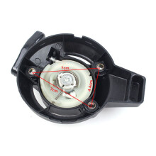 (GX25 Round Puller) Mower Puller Reel For Honda 140F GX35 GX25 Steel Wire Easy Start Puller