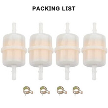 4 Sets Of 24 050 13-S Fuel Filters 15 Micron For Kohler CH20S CH25S CH670S