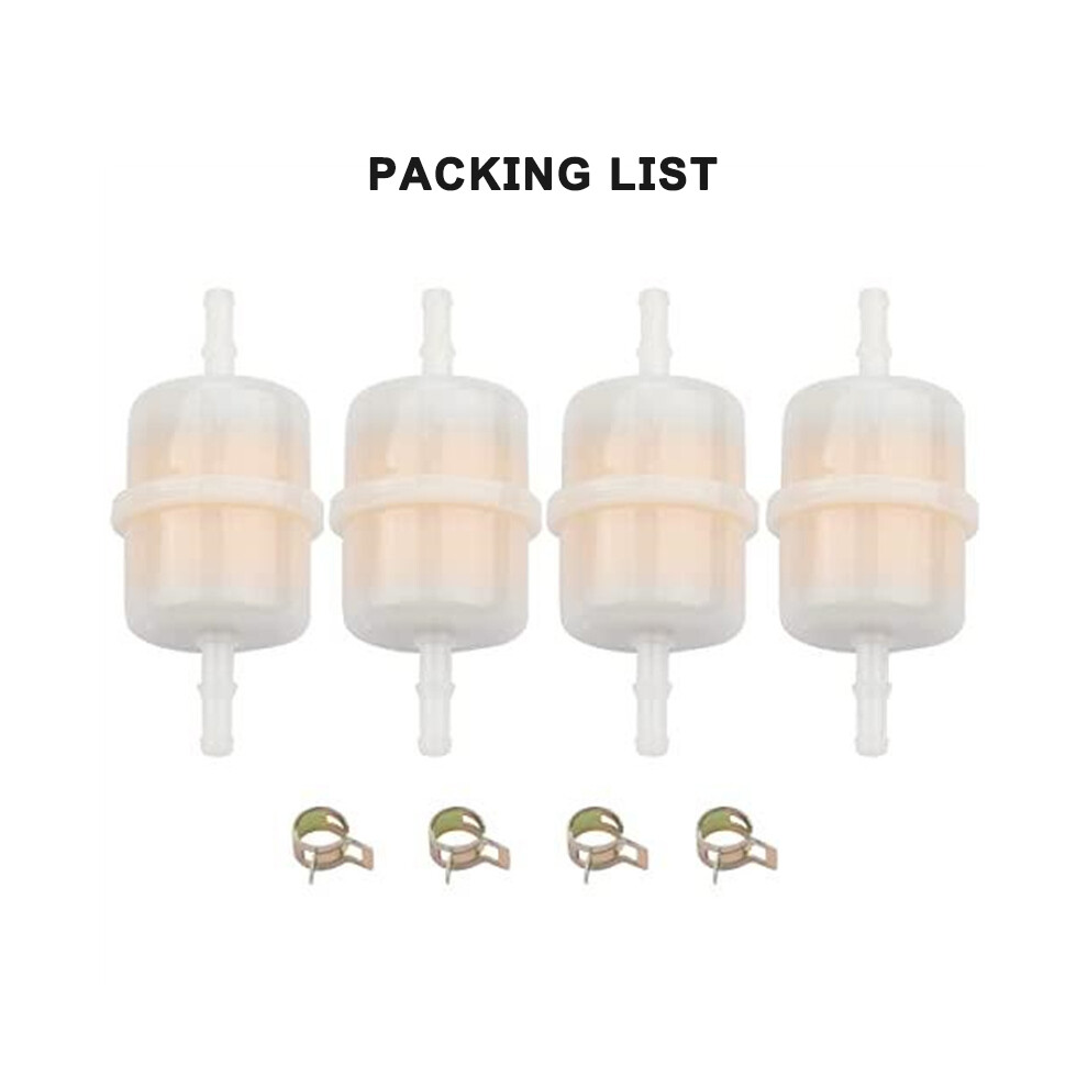 4 Sets Of 24 050 13-S Fuel Filters 15 Micron For Kohler Ch20s Ch25s Ch670s 320997755333