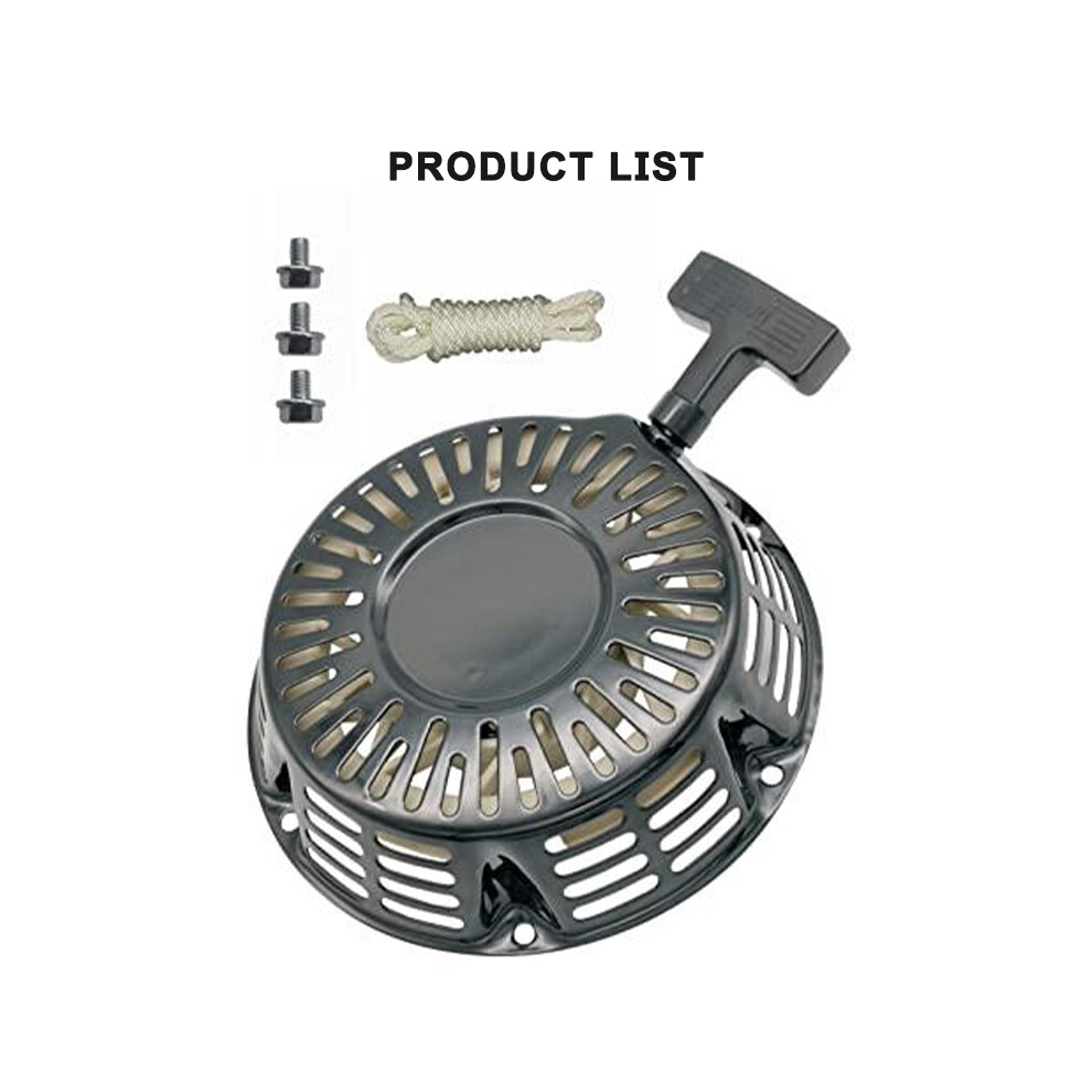 Recoil Pull Starter With Pull Cord For Gx240 Gx270 8Hp 9Hp 301 Cc Black 320997755418
