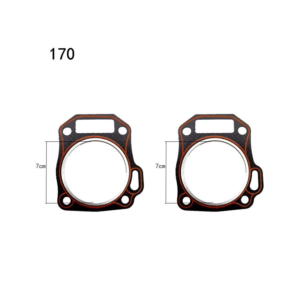 (170) 2Pcs Cylinder Head Gasket For 168/170/190 Gasoline Generator Small Engine Parts 320997754534