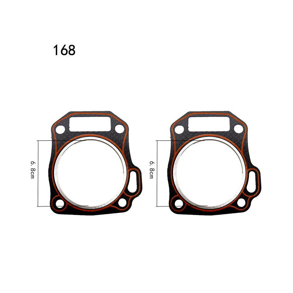 (168) 2Pcs Cylinder Head Gasket For 168/170/190 Gasoline Generator Small Engine Parts 320997754527