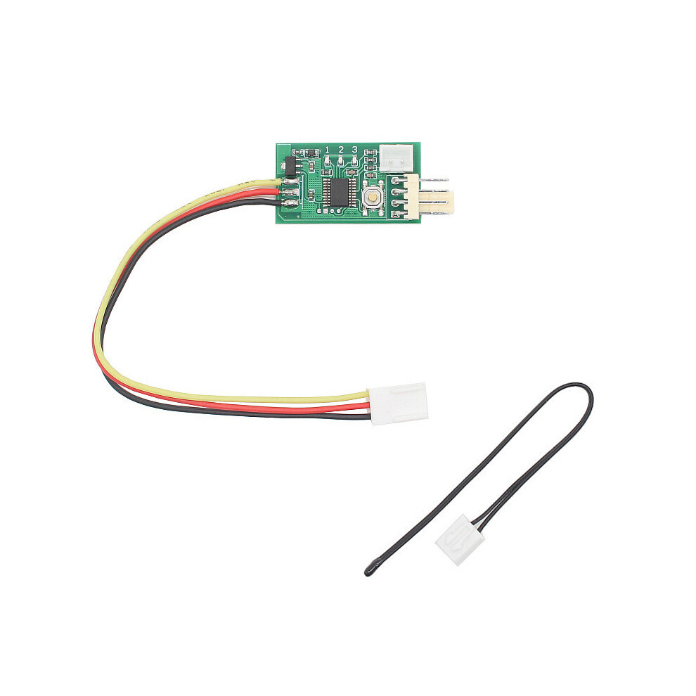 (3P Plug) Single Dc 12V Pwm Fan Temperature Controller 4-Wire Speed Governor Board + Probe 320997756491