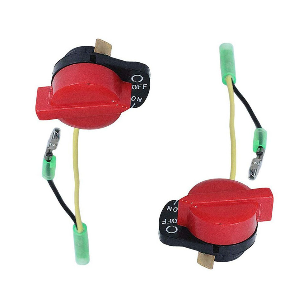 2PCS Single Wire Switch For HONDA GX160 Replacement On/Off Stop Switch Parts