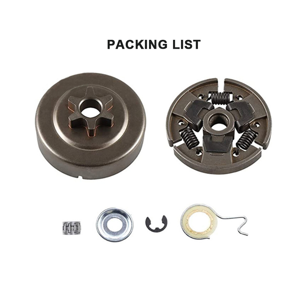 Sprocket Clutch 3/8" 6 Teeth For Stihl 017 018 021 MS170 MS180 MS210 MS230 MS250