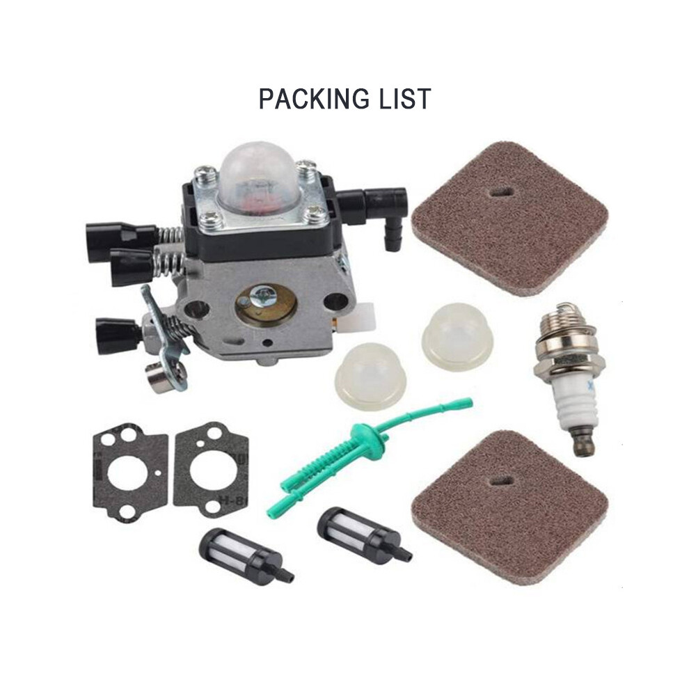 Carburetor Repair Kit Compatible With Stihl Fs45, Fs55r, Fs55, Hs45, Fc55, Fs38, Hl45, Km55, Fs46, Fs46c Trimmers & Strimmers 413590551317