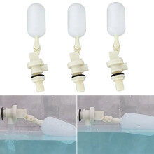 3PCS Automatic Water Level Control Valve Float Ball Spa Tank Trough Pool Adjusting