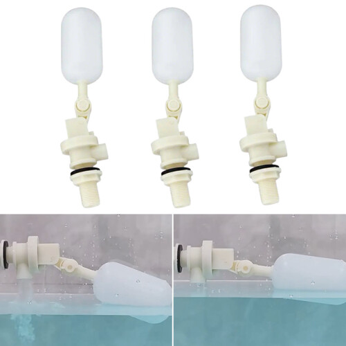3PCS Automatic Water Level Control Valve Float Ball Spa Tank Trough Pool Adjusting