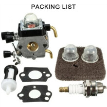 STIHL FS38, FS45, FS46, FS55, KM55, KM55R Carburetor Air Fuel Filter Gaskets Kit