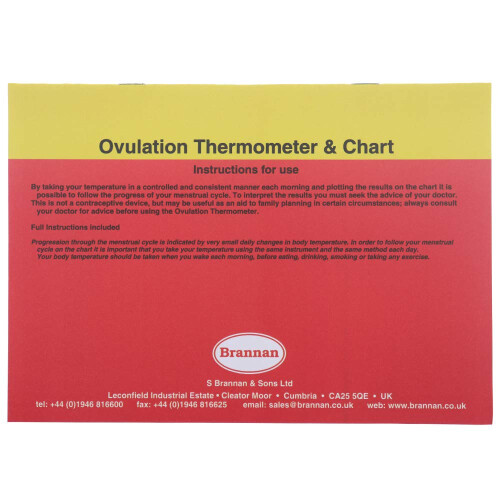 Basal Thermometer For Ovulation With Recording Charts 2