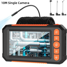 (10M Single Camera) Industrial Endoscope Camera 1080P HD 4.3'' Screen Borescope Inspection Camera