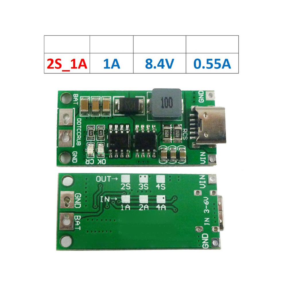 (2S-1A) 2S/3S Li-Ion Battery Charging Module For Cell Phone Battery Charger Charging Board 320997761518