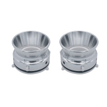 (Silver) 1Pair High Quality Nab Hub Adapter Polished Aluminium For Studer ReVox 10 inch