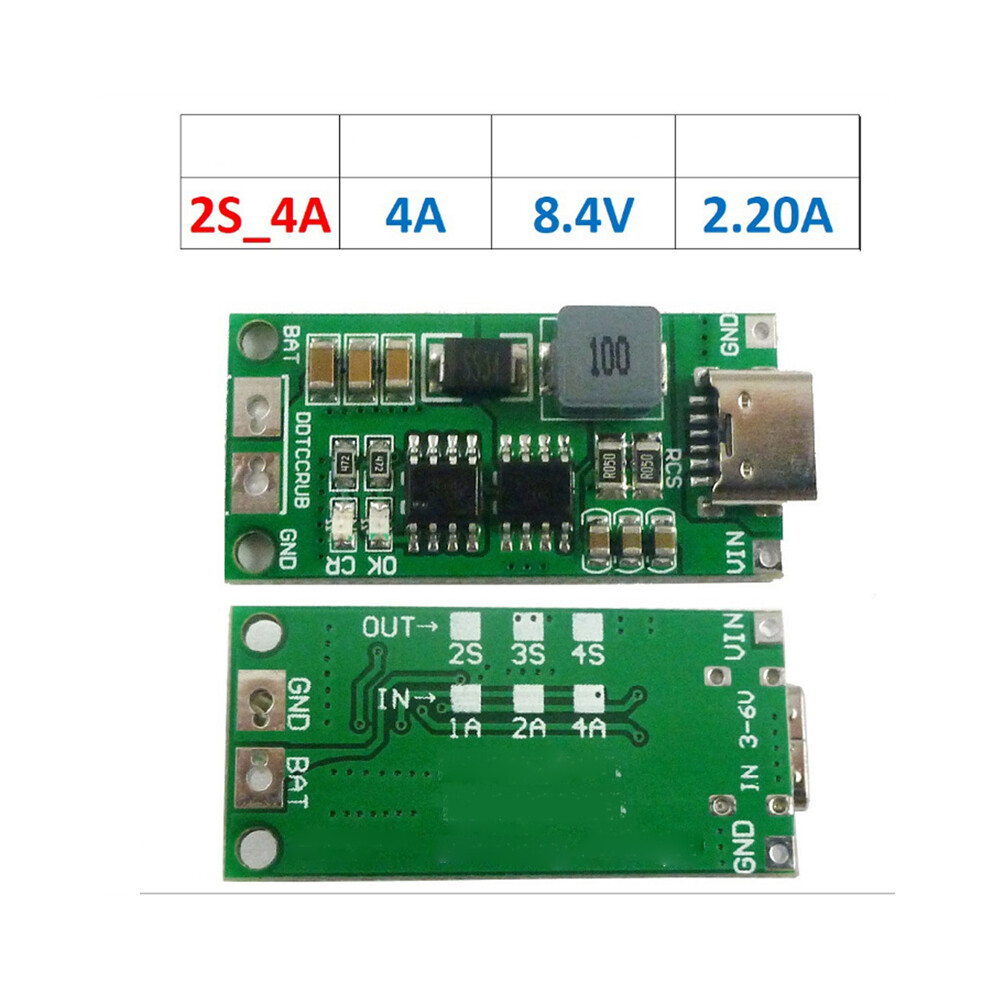 (2S-4A) 2S/3S Li-Ion Battery Charging Module For Cell Phone Battery Charger Charging Board 320997761532