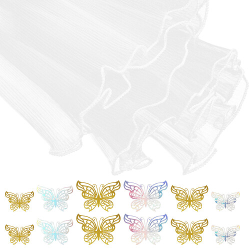 1Set Multi Color Flower Wrapping Kit Mesh Wrap for Florist Bouquets