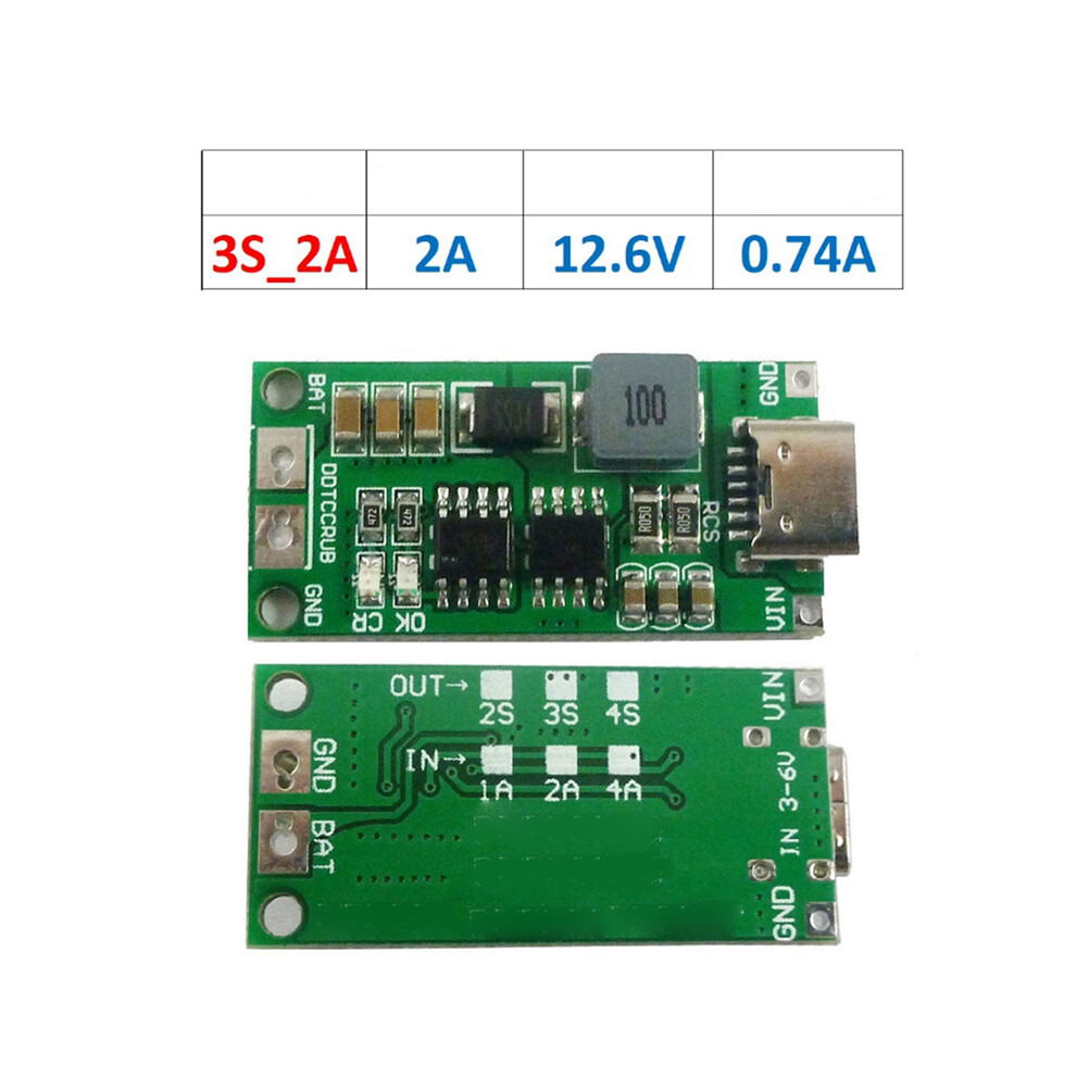 (3S-2A) 2S/3S Li-Ion Battery Charging Module For Cell Phone Battery Charger Charging Board 320997761556