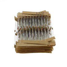 640PCS 1/6W Carbon Film Resistor Kit 5% 1R-10M 64 Resistance Value