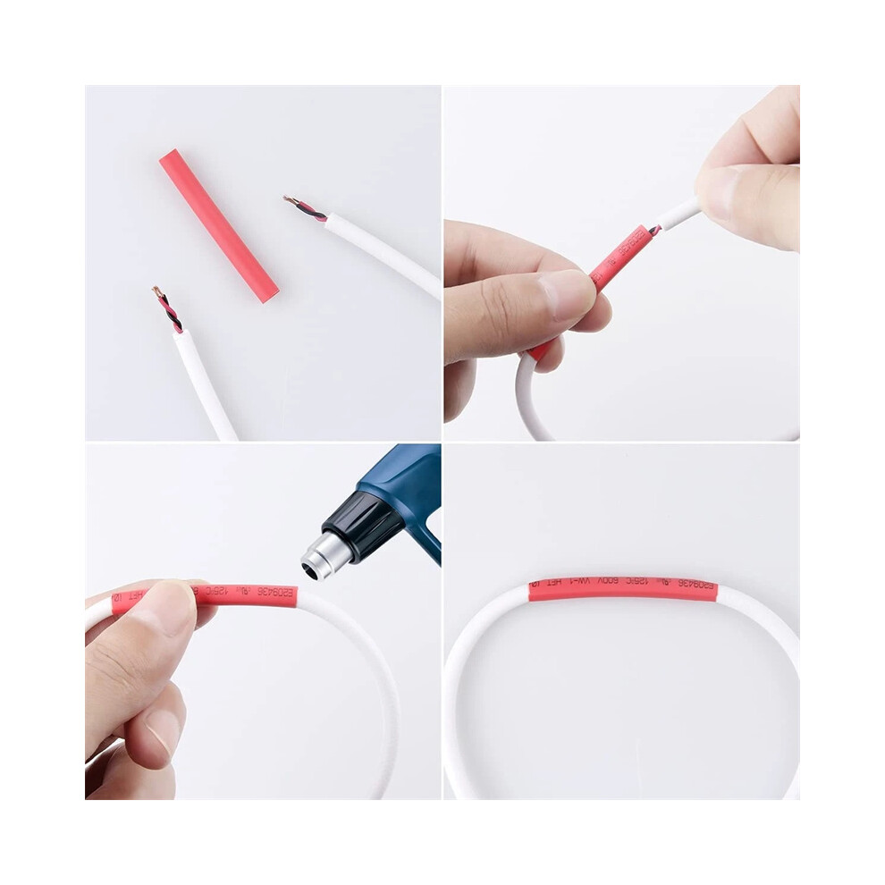 530Pcs Heat Shrink Heatshrink Wire Cable Tubing Tube Sleeving Sleeve Wrap 320997761075