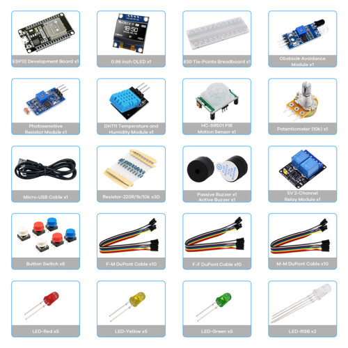 Starter Kit For Arduino ESP-32S The Most Complete Starter Kit