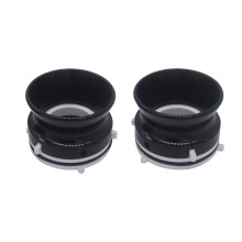 (Black) 1Pair High Quality Nab Hub Adapter Polished Aluminium For Studer ReVox 10 inch