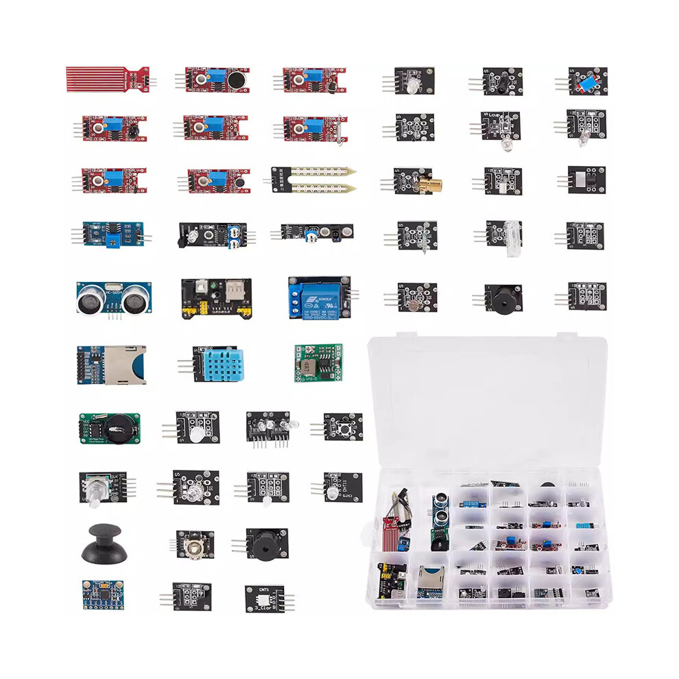 (45 Sensor Kits) 45 In 1/37 In 1 Sensor Module Starter Kit Set For Arduino Platforms New 320997761242