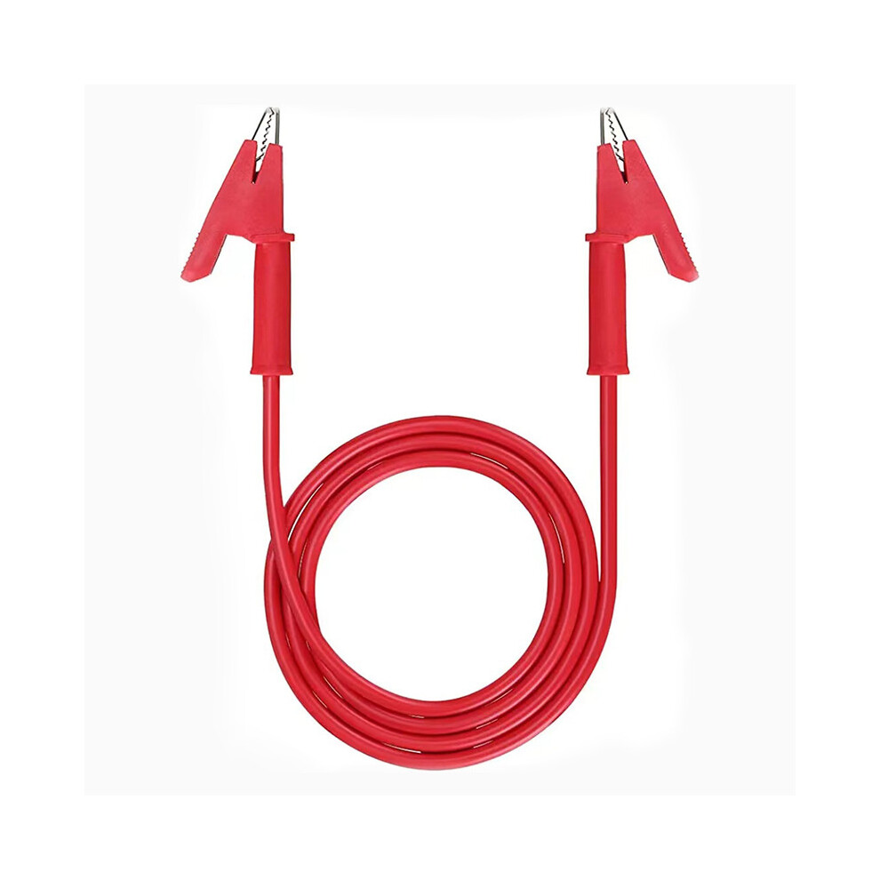 Pair Double-ended Alligator Clip Cable Jumper Wire Test Leads