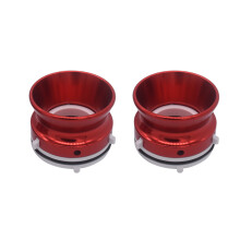 (Red) 1Pair High Quality Nab Hub Adapter Polished Aluminium For Studer ReVox 10 inch