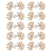 10Pcs Elegant Satin Chinese Button Closures for Coats Scarves DIY