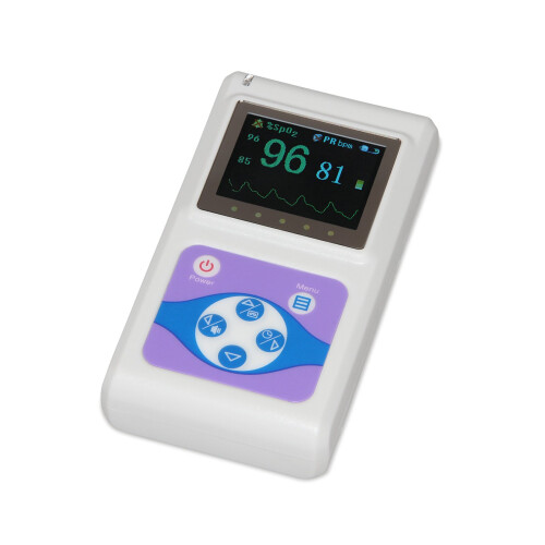 CONTEC CMS60D Color OLED Screen White Electronic Portable Handheld Pulse Oximeter 1