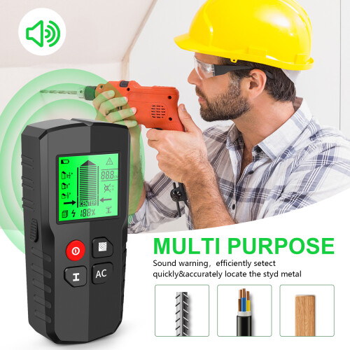 Stud Finder Wall Scanner 5 in 1 Electronic Stud Detector Metal Depth