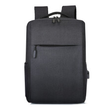 New Usb Laptop Backpack Business Large Capacity Backpack Men Computer School Bag Travel Bagpack Student Bag Black