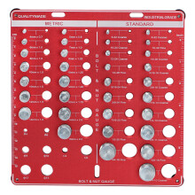 Standard and Metric Nut & Bolt 34 Thread Checker Bolt and Nut Identifier Gauge