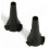 Disposable Otoscope Tips, 4.25 mm, Black 2
