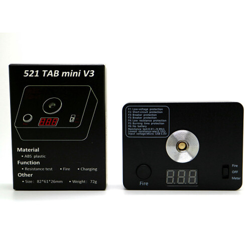 521 Tab Mini Coil Burning Measure Building Platform V3 Ohm Resistance Tester 2