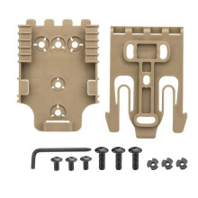 (Sand) Tactical Tek-Mount Quick Connect Mounting System for SWAT Glock Sheath Holster