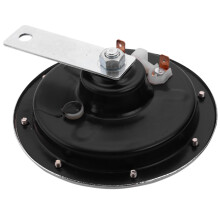 12V 115DB Universal Chrome-Plated Car Horn Compact Super-Sound Car Truck Motorcycle Waterproof Grille Horn Accessories