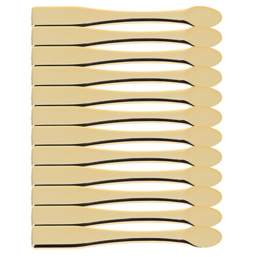 Lip Mask Spatula Face Cream Spoon Golden 12pcs
