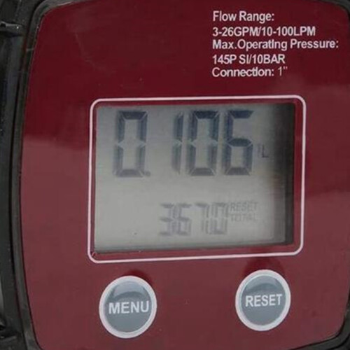 1PCS K25 Cross-Type Flowmeter Replacement Parts Cross-Type Flowmeter Red 2
