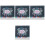 4Pcs Multi Color Paper Small Calendar Desktop Decorative Office Use 2