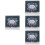 4Pcs Multi Color Paper Small Calendar Desktop Decorative Office Use 5