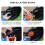 6PCS Black & Decker Trimmer Spool + 1 Cap & Spring, AF-100 Replacement Set 5