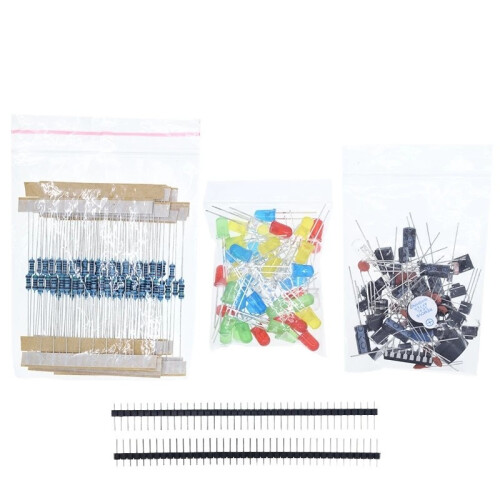 830Hole LED Buzzer Capacitor Resistor Basic Starter Kit Electronic Component 1