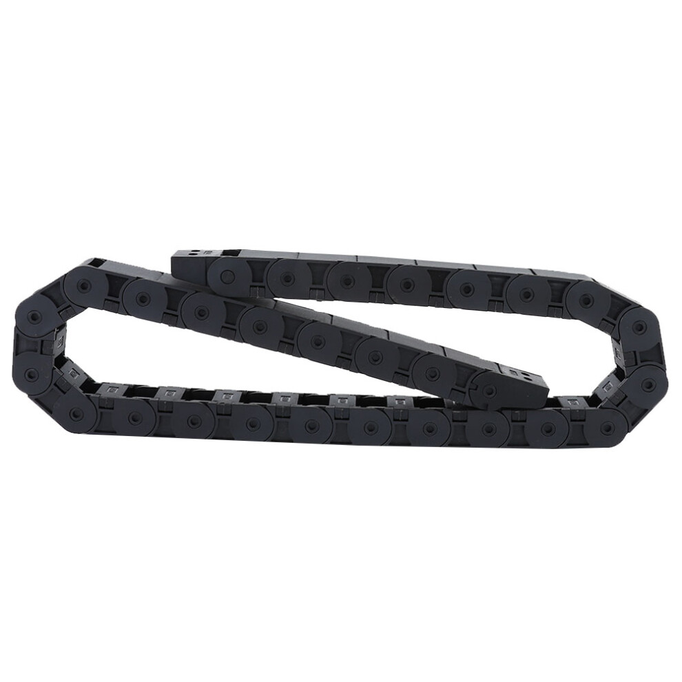 3D Printer Cnc Cable Chain Nylon R38 1 Meter 18X25mm Black Wire Carrier 8481393813712