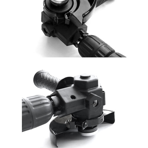 Portable Electric Drill Converter Variable Angle Grinder Power Tools Adapter Into Cutting Machine Polishing Rust Removal 2