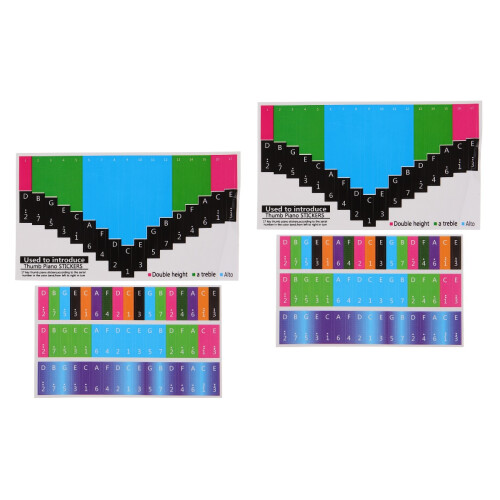 Stickers Kalimba En Plastique Pour Jeux À