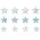 12Pcs Multi Color Pet Window Cling Stickers Collision Decals 1