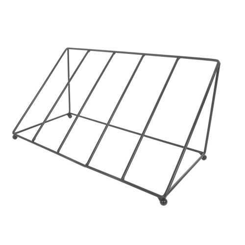 Black Metal Wine Rack for Secure Red Wine Storage and Decor