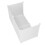 1Set Waterproof White Cat Litter Box Protection Splash Guard Enclosure 1