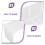 1Set Waterproof White Cat Litter Box Protection Splash Guard Enclosure 4