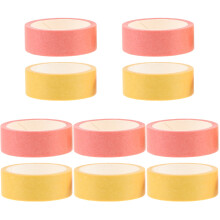 10Rolls Thin Washi Tape Stickers for Crafting and Journal Decoration